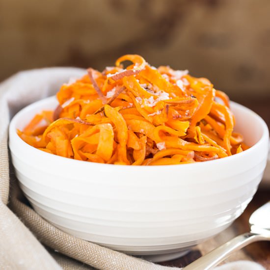 Simple Roasted Sweet Potato Noodles