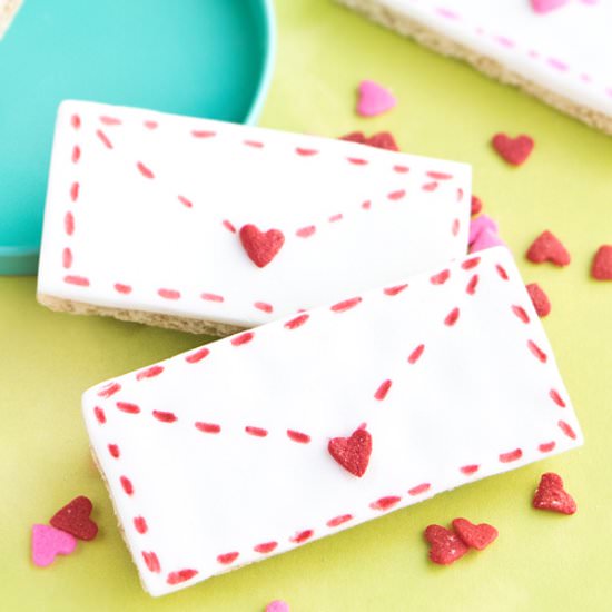 Graham cracker love letters