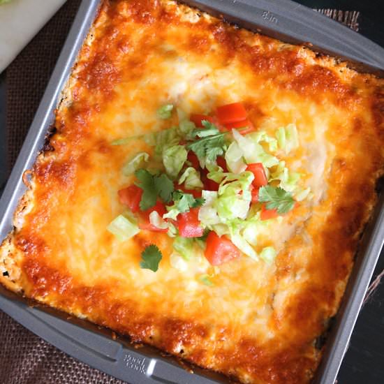 Mushroom and Corn Mexican Bake