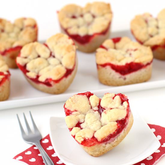 Cherry Pie Bar Hearts