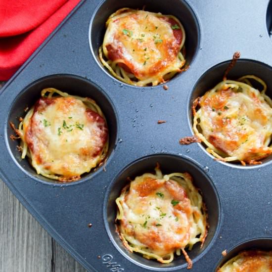 Mini Spaghetti Pies