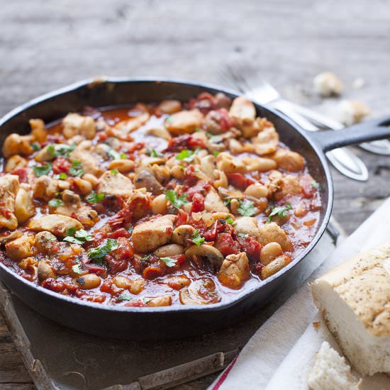 One Pan Tuscan Chicken