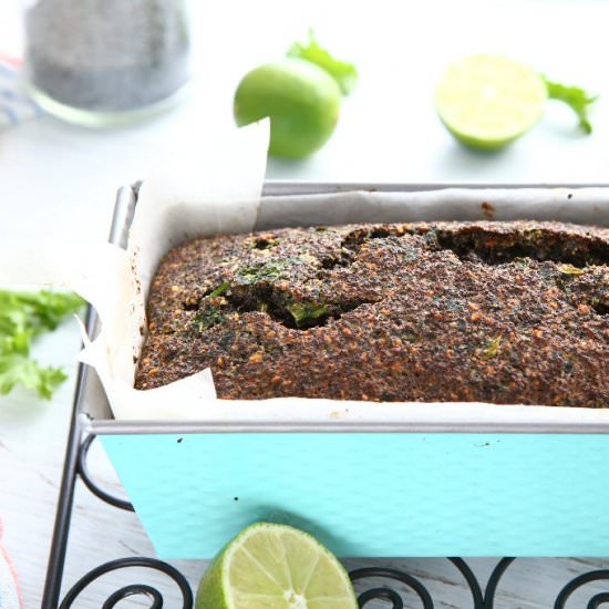 Gluten Free Poppy Kale Loaf
