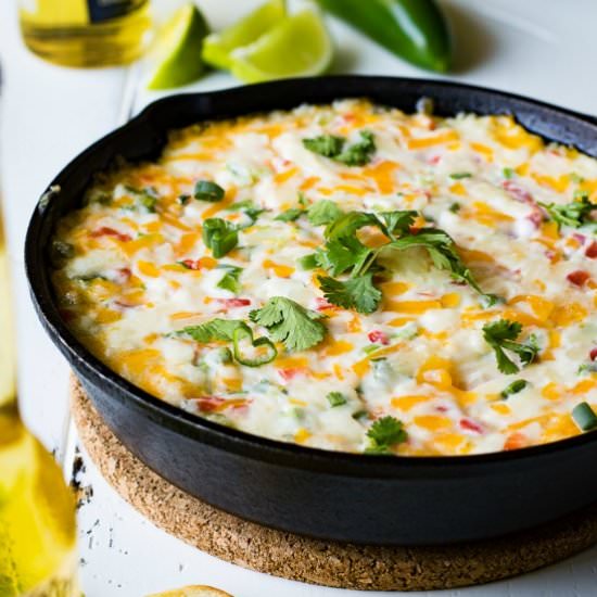 Tex Mex Hot Pimento Cheese Dip