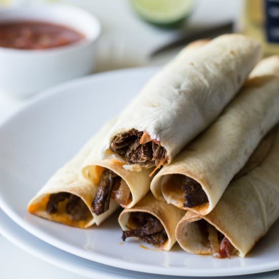 Steak Fajita Taquitos