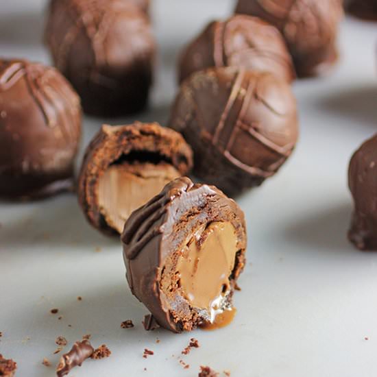 Double Chocolate Brownie Truffles