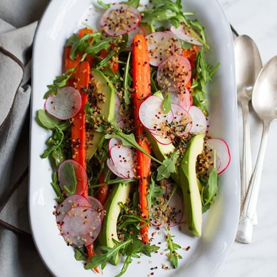 Roasted Cumin Carrot Salad