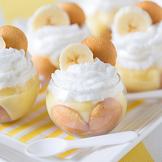 Mini Banana Pudding Parfaits