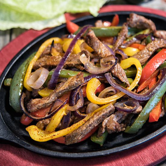 Oven Baked Beef Fajitas