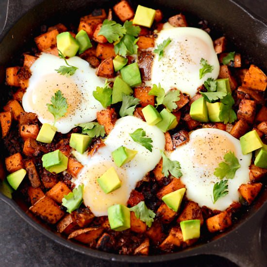 Baked Sweet Potato Hash