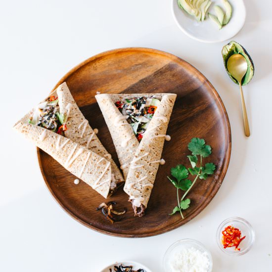 Chipotle Black Bean Mexican Wraps