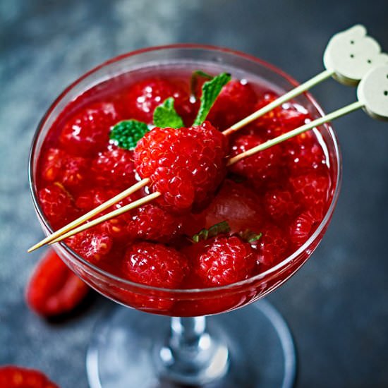 Raspberry Ginger Cocktail