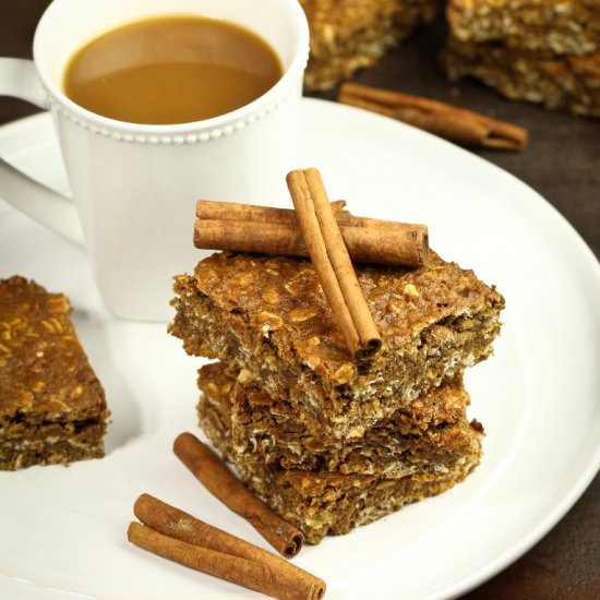 Cinnamon Molasses Granola Bars