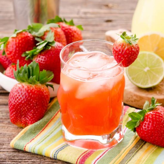 Strawberry Whiskey Sour