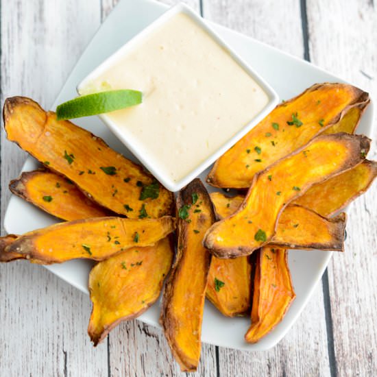 Baked Sweet Potato Skins