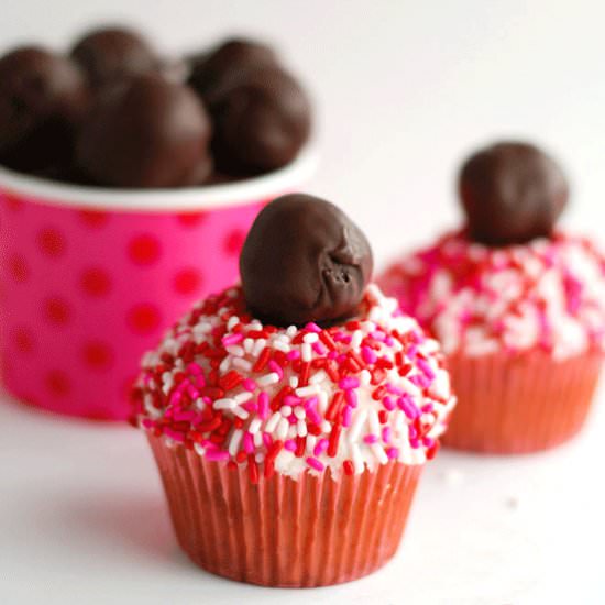 Cookie Truffle Cupcakes