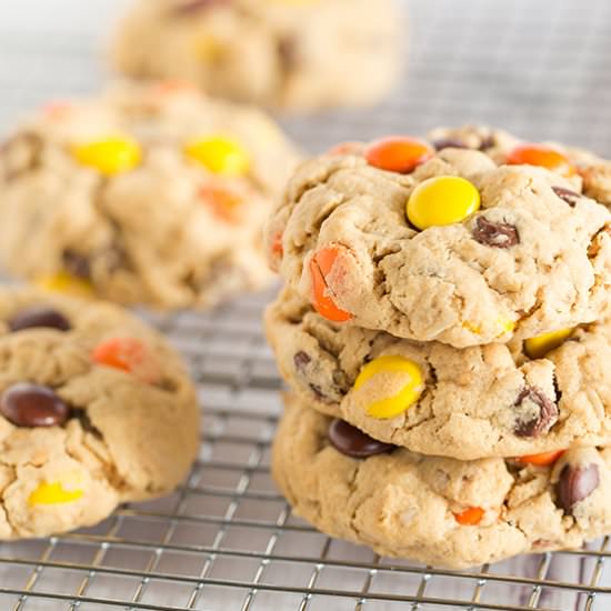 Peanut Butter Monster Cookies