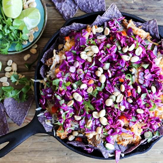Sweet and Spicy Thai Chicken Nachos