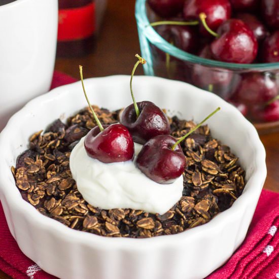 Black Forest Baked Oatmeal