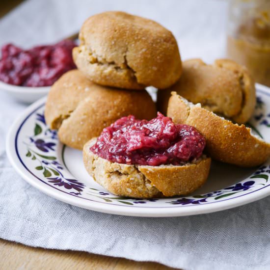 Grain-free Sesame Tahini Scones