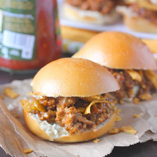 Cheesy Mexican Sloppy Joes