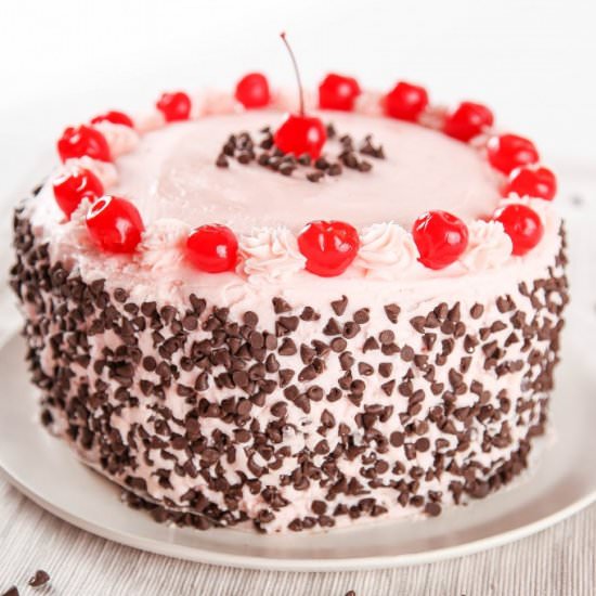 Cherry Chocolate Chip Cake