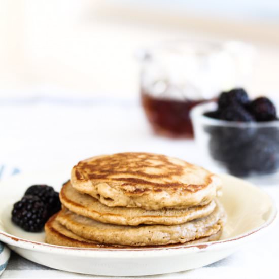 Pancakes with Homemade Butter