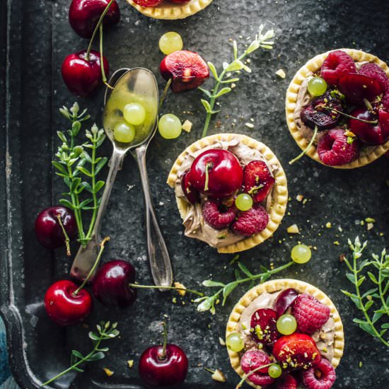 Chocolate Cream Tartlets