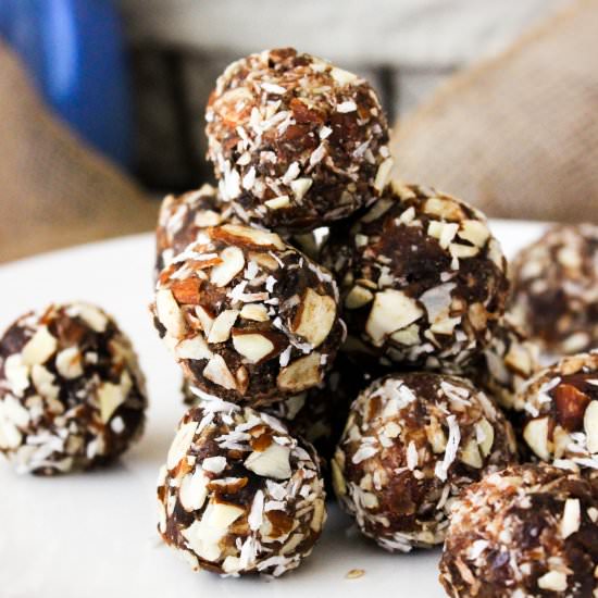 Coconut Almond Date Balls