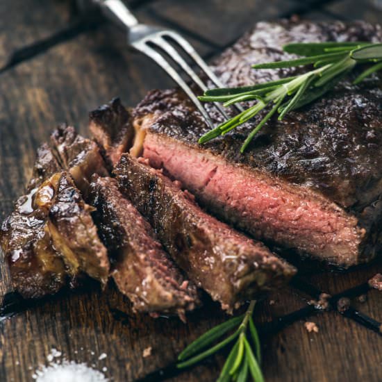 Steak on Arugula with Balsamic