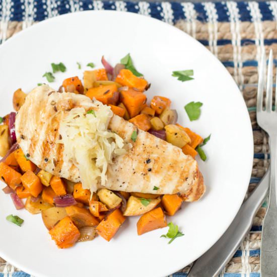 Orange Maple Chicken and Veggies