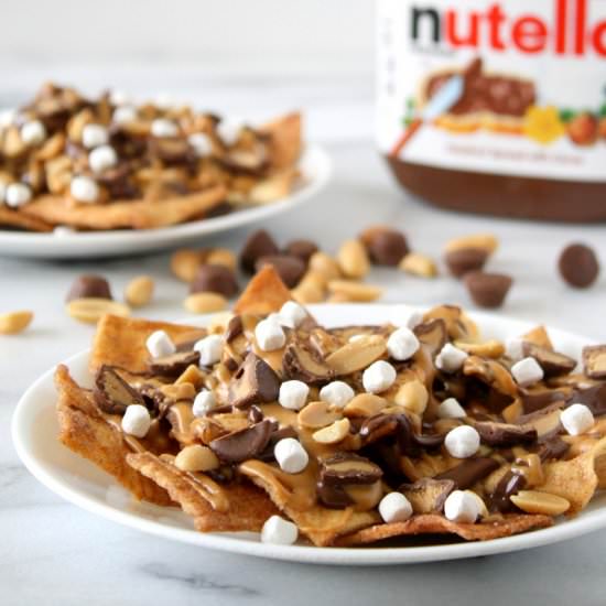 Peanut Butter S’mores Nachos