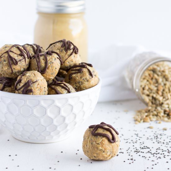 Sunflower and Oat Energy Balls