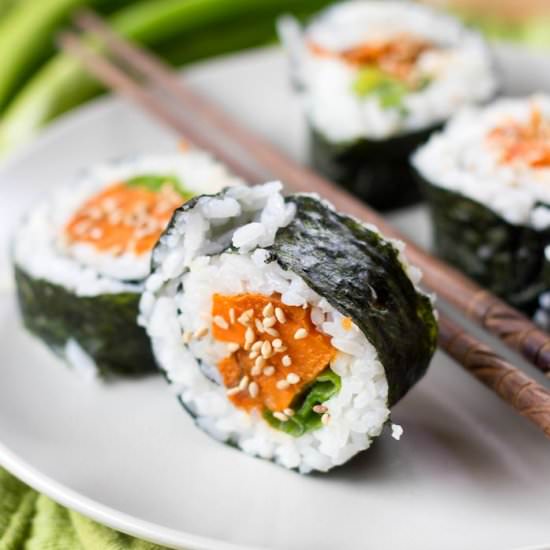 Sweet Potato Sushi