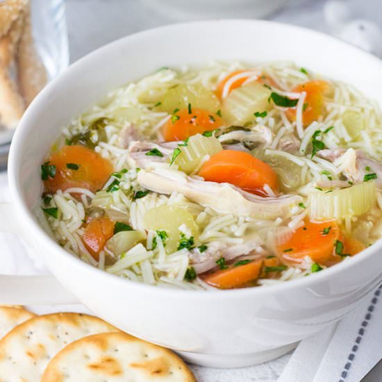 Homemade Chicken Noodle Soup