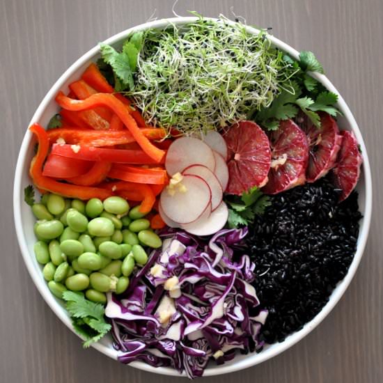 Black Rice & Edamame Buddha Bowl
