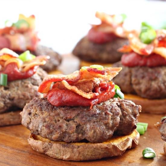 Sweet Potato Burger Bites