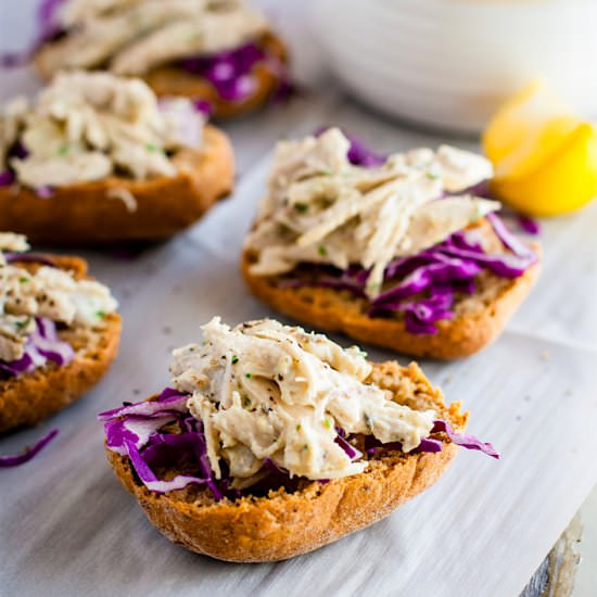 Crock Pot Chicken Salad Sliders