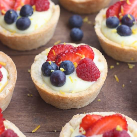 Creamy Lemon Sugar Cookie Cups