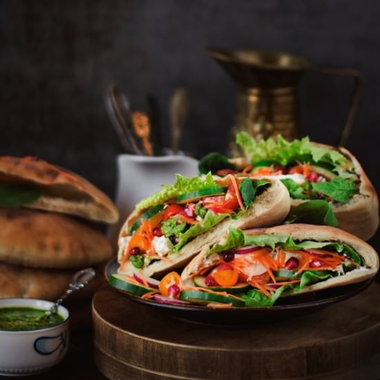 Veggie Pita Sandwich