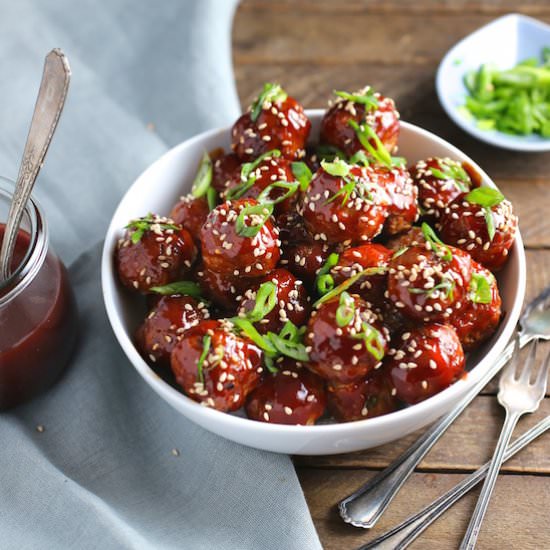 Korean-Style Cocktail Meatballs