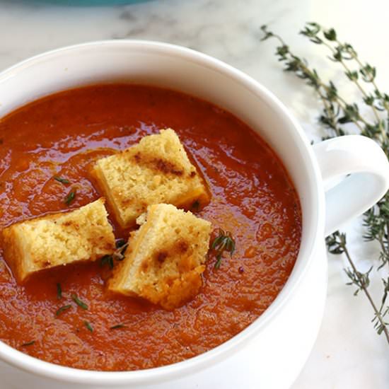 DF roasted tomato soup video