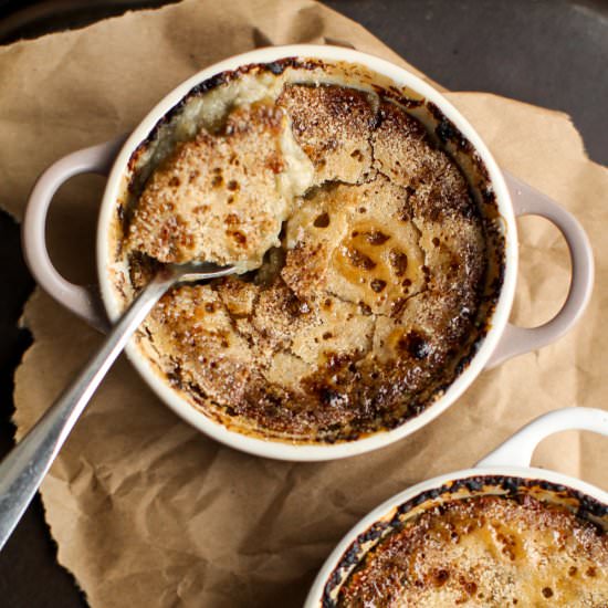 Vegan Banana Creme Brûlée