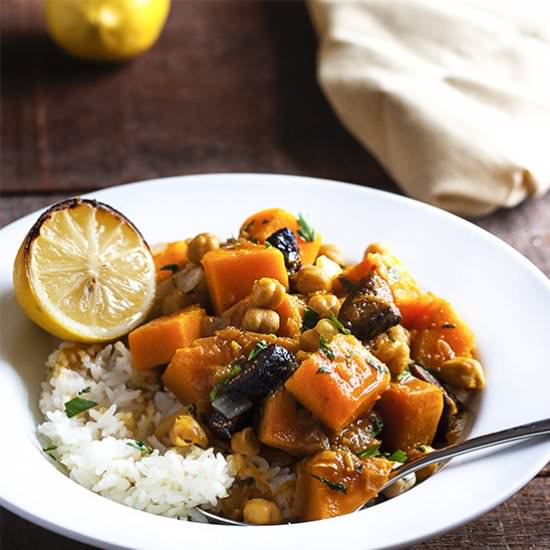 Vegetarian Butternut Squash Tagine
