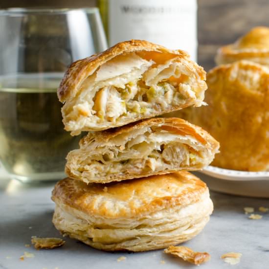 Creamy and Cheesy Chicken Pies