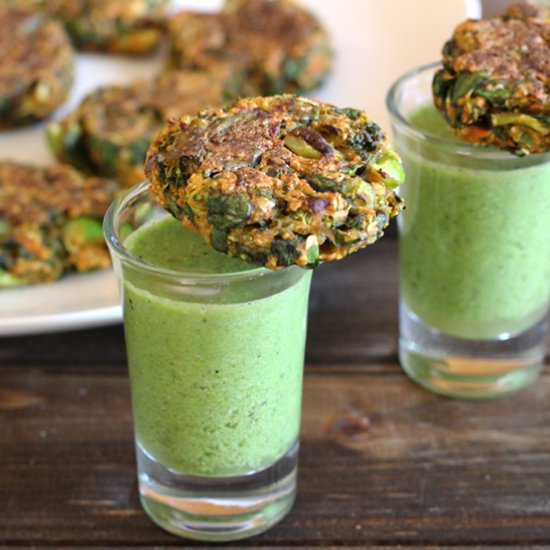 Fat-Free Spinach Broccoli Patties