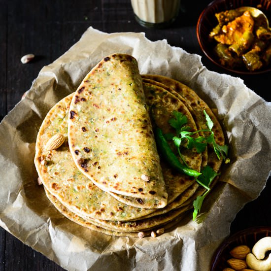 Dry Fruits Paratha