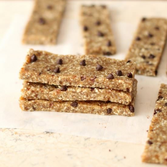Chocolate Chip Cookie Dough Bars
