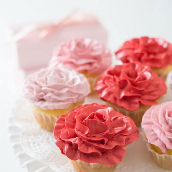 Rose Cupcakes