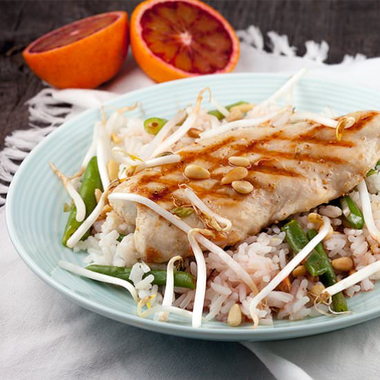 Turkey Breast with Blood Orange